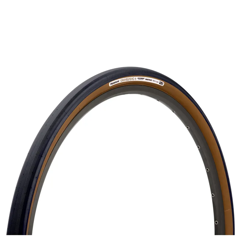 Panaracer GravelKing Plus Tire Tubeless ProTite Protection Black/Brown 700 x 35