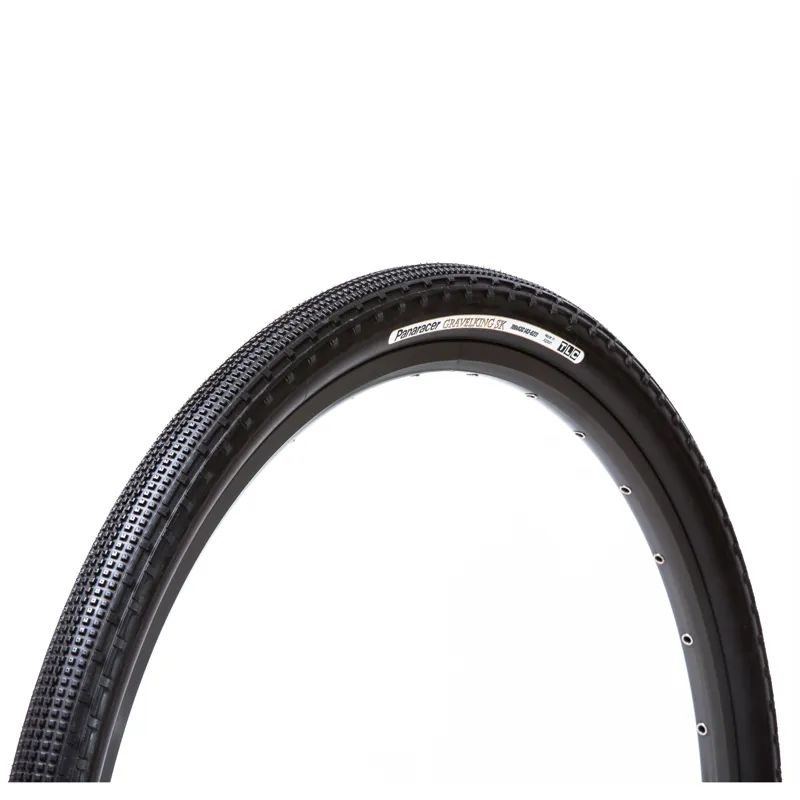 Panaracer GravelKing SK 700x43c Tubeless Folding Tire in Black