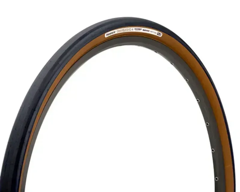 Panaracer GravelKing+ 700x45c TL Beadlock Gravel Tire in Black/Brown-1