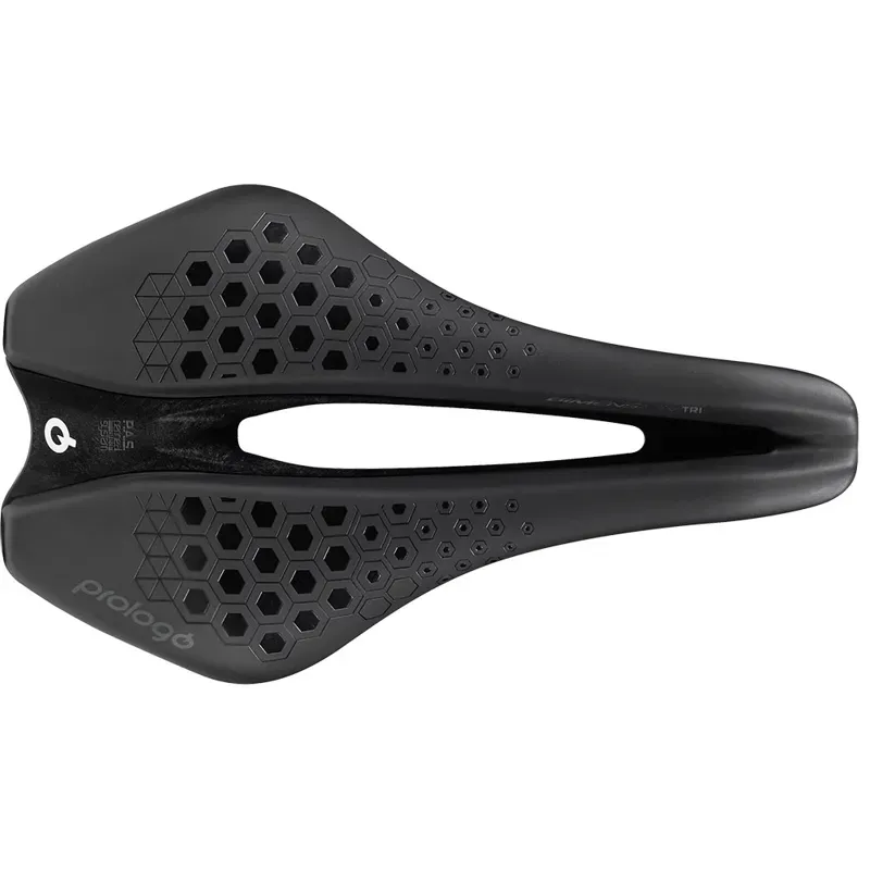 Prologo Dimension Tri Tirox Saddle 245x143mm in Black/Silver Grey
