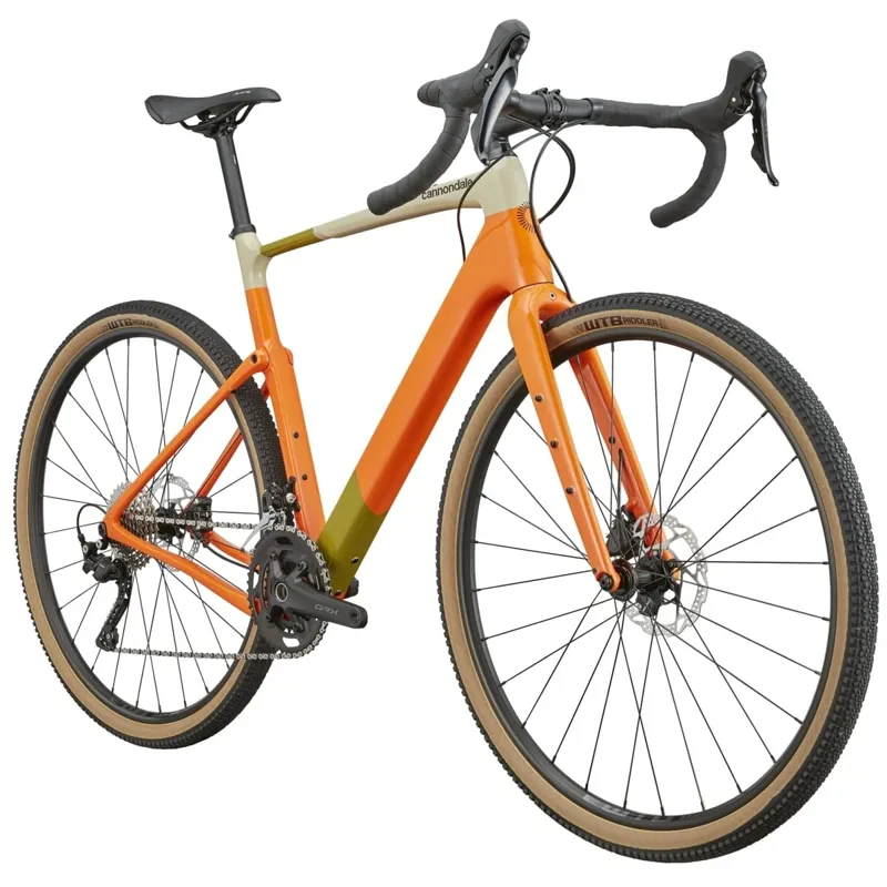 Cannondale Topstone Carbon 4 GRX 2X10: Orange - Size LG -1