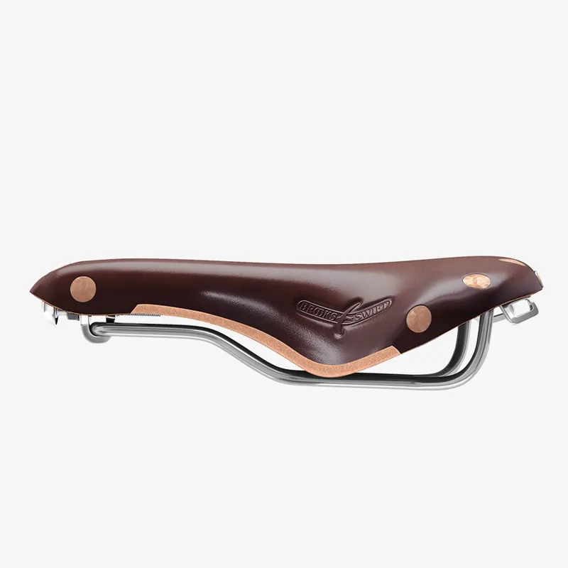 Brooks England Leather SWIFT Saddle: Antique Brown - 150mm-5