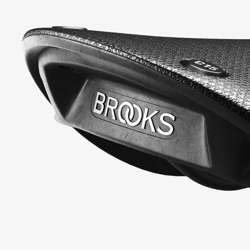 Brooks England Cambium C15 Saddle: Black All Weather - 140mm-3