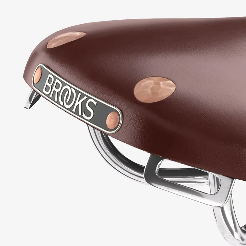 Brooks England Leather SWIFT Saddle: Antique Brown - 150mm-7