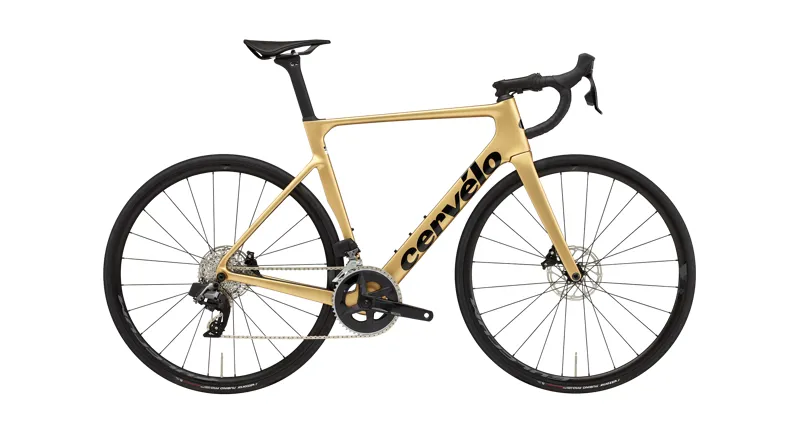 Cervelo Soloist Rival Etap AXS Road Bike Gold Dust 2024