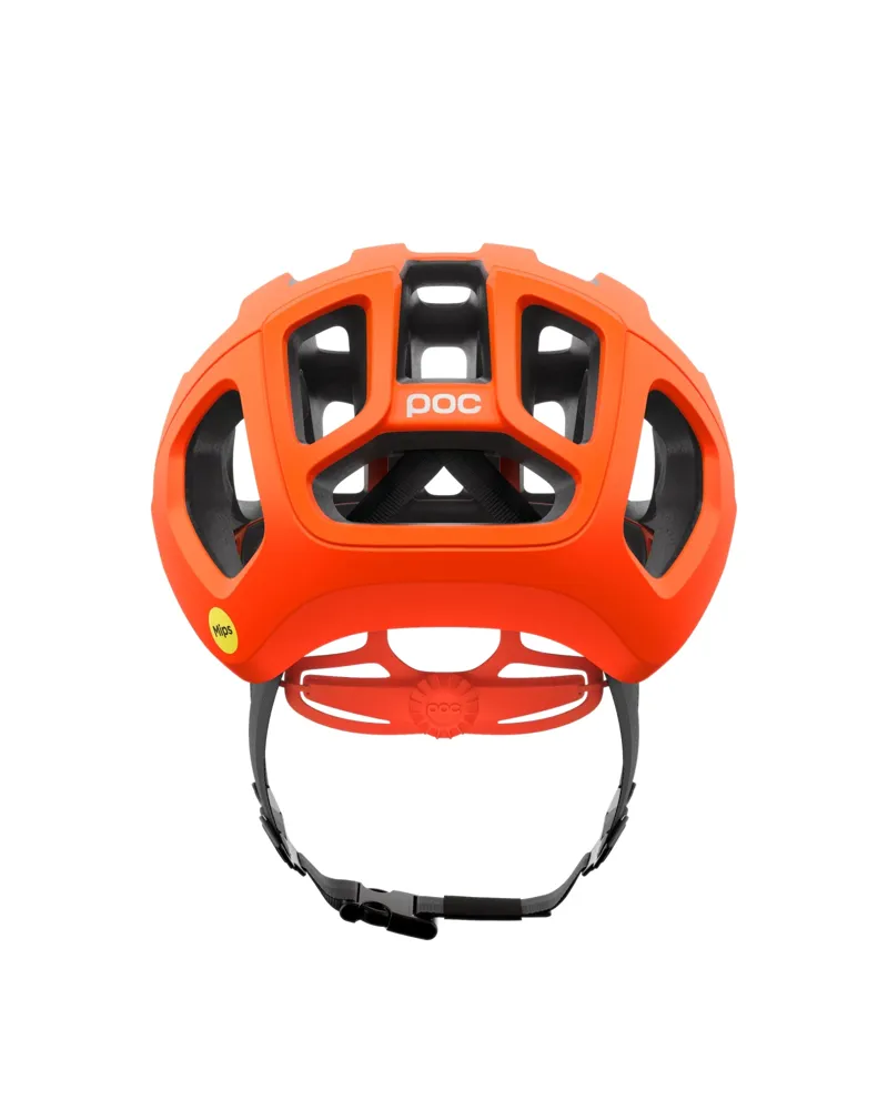 POC Ventral Air MIPS Helmet: Fluorescent Orange Matt-3