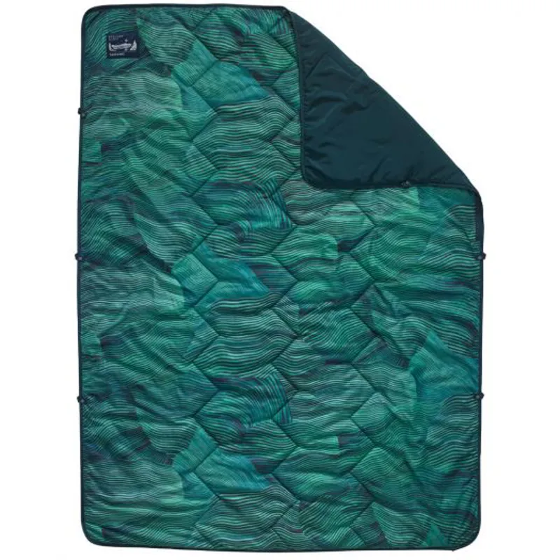 THERM-A-REST Stellar Blanket Green Wave Print