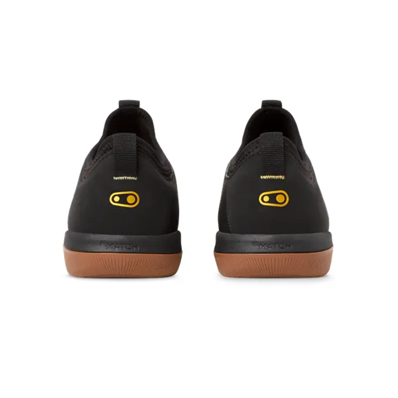 CrankBrothers STAMP STREET Fabio Flat Shoes: Black / Gum-2