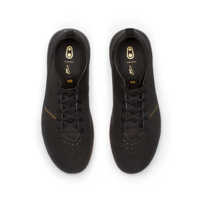 CrankBrothers STAMP STREET Fabio Flat Shoes: Black / Gum-1