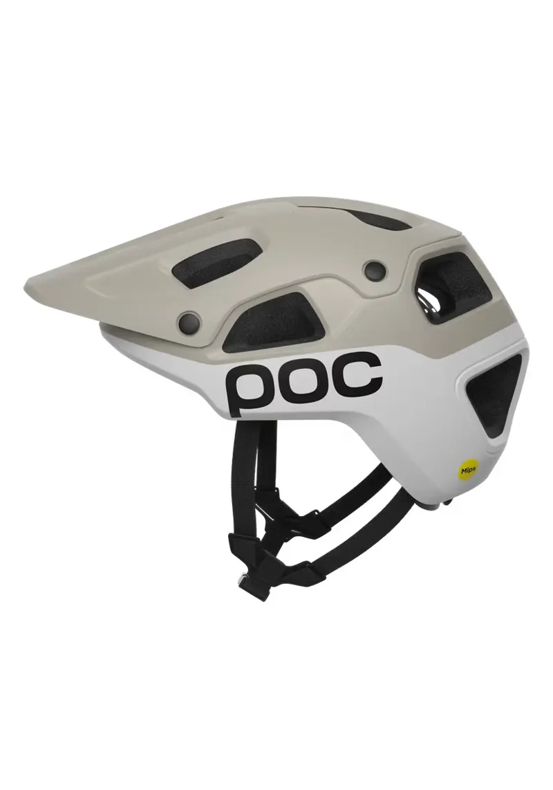 POC Cularis Pure MTB Helmet in Mineral Grey/Hydrogen White Matt