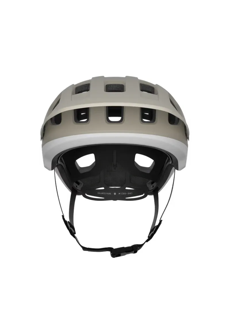POC Cularis Pure MTB Helmet in Mineral Grey/Hydrogen White Matt-1