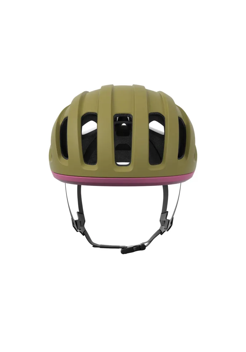 POC Amidal CPSC Helmet in Olivine Green/Thulite Pink Matt-1