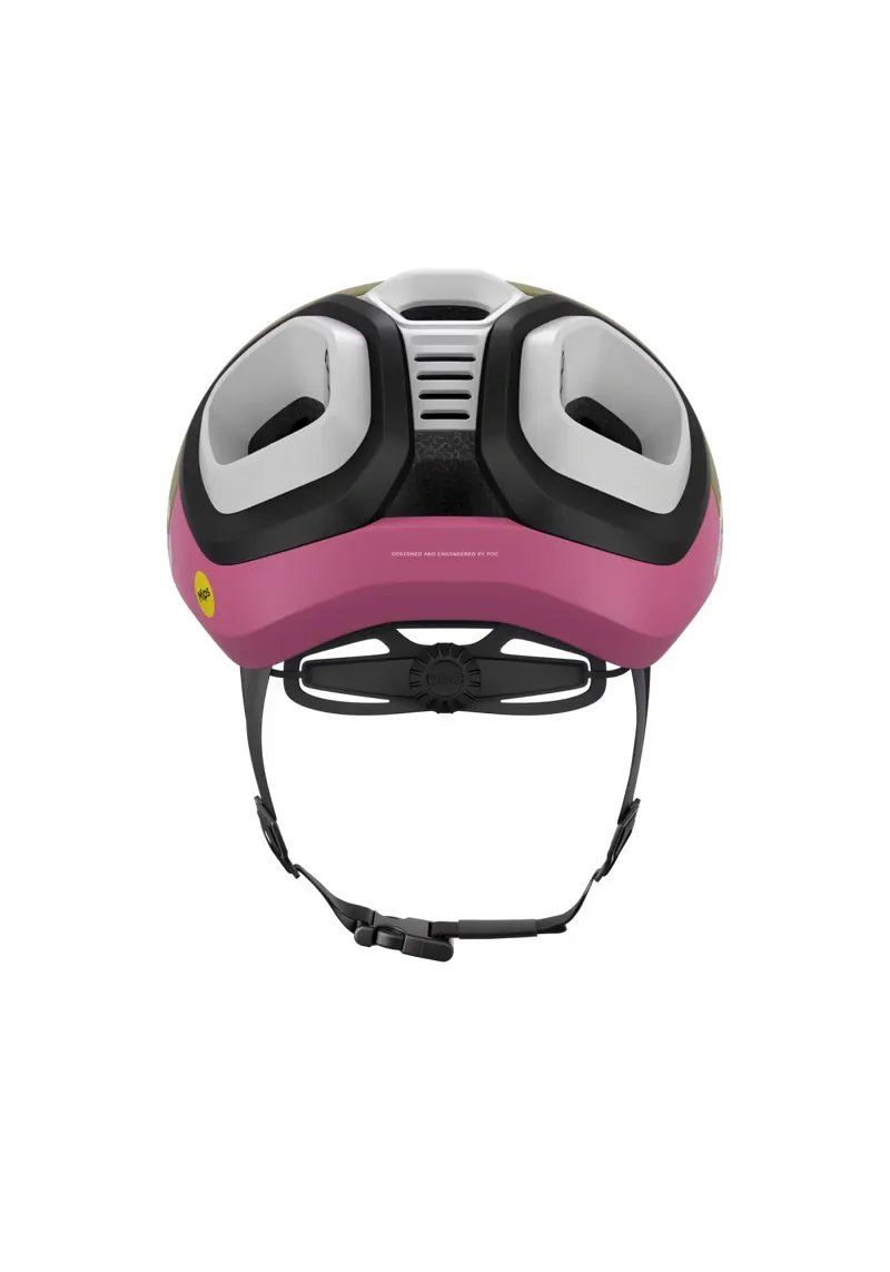 POC Amidal CPSC Helmet in Olivine Green/Thulite Pink Matt-3
