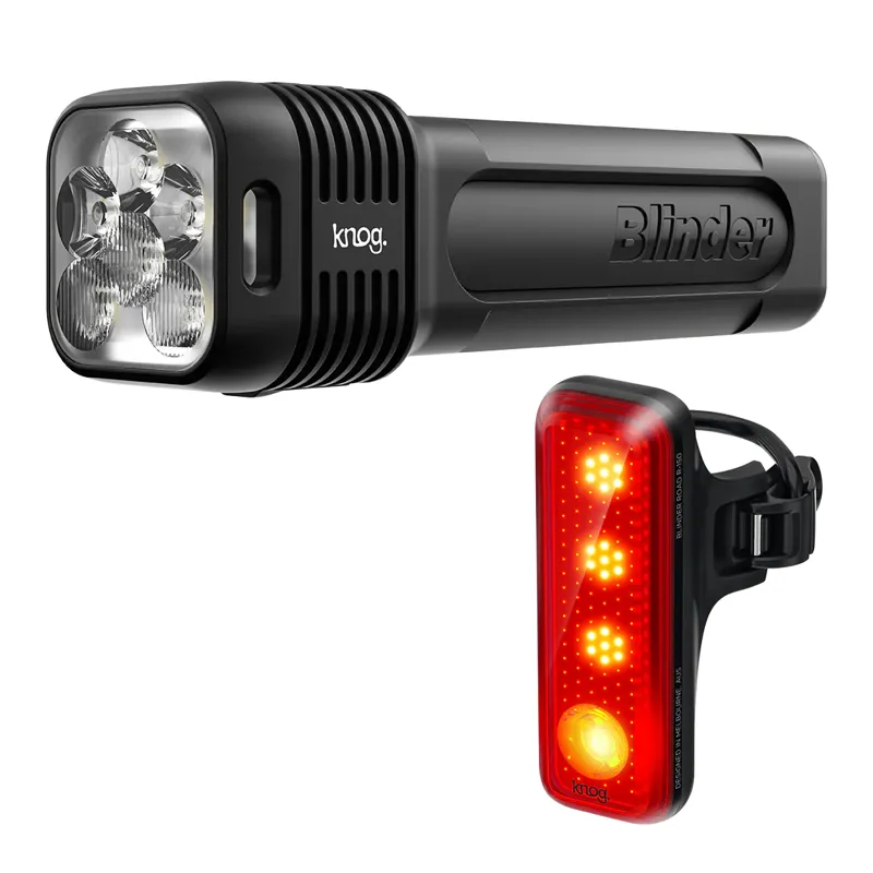 Knog BLINDER 1300 + R150 Front and Rear Bike Light Set