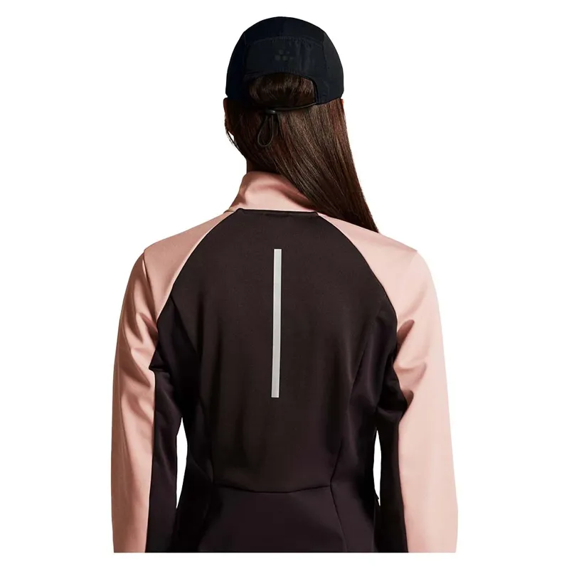 CRAFT Women's CORE Nordic Training Jacket: Rose Brown / Dk. Plum-2
