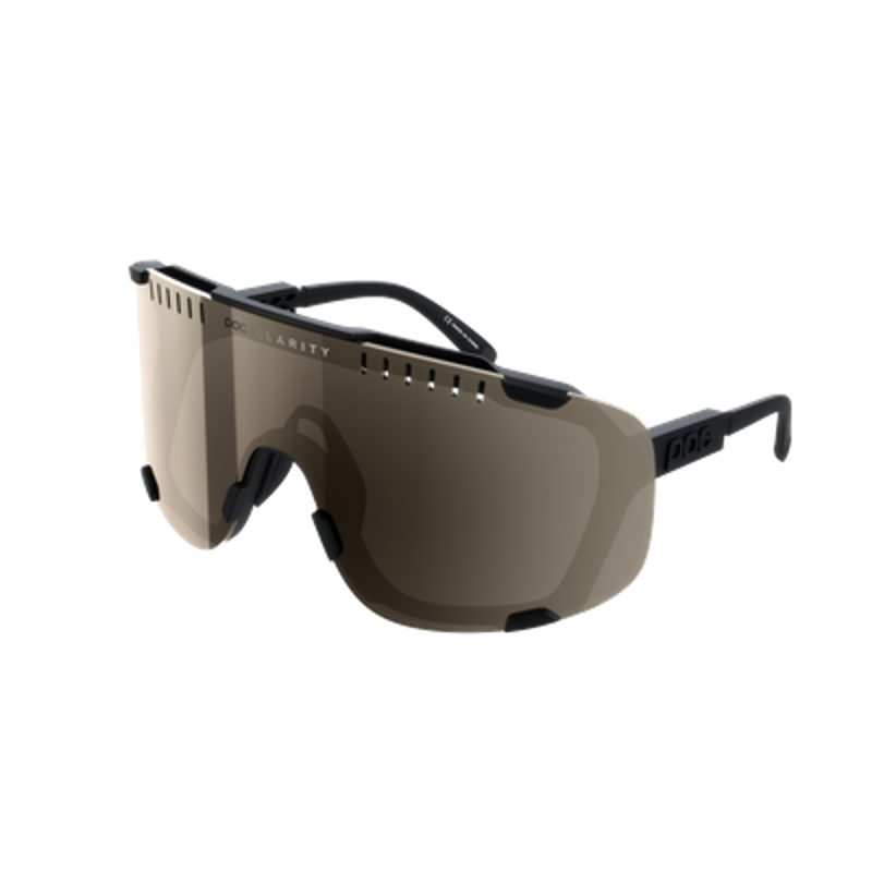 POC Devour Eyewear: Uranium Black / Clarity Road Partly Sun