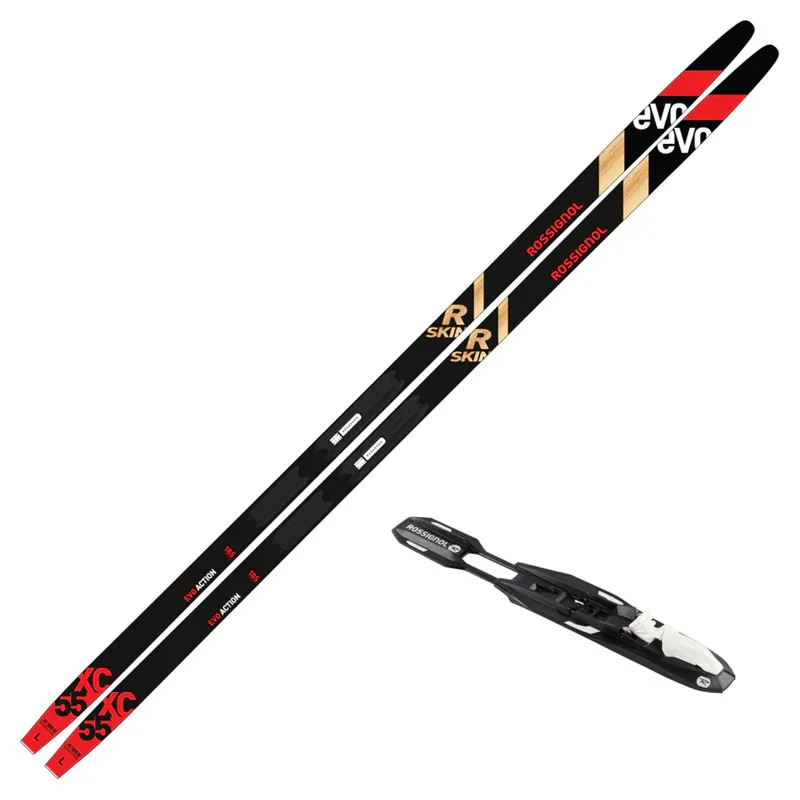 Rossignol EVO XC 55 RSKIN Ski w/ CONTROL SI Bindings