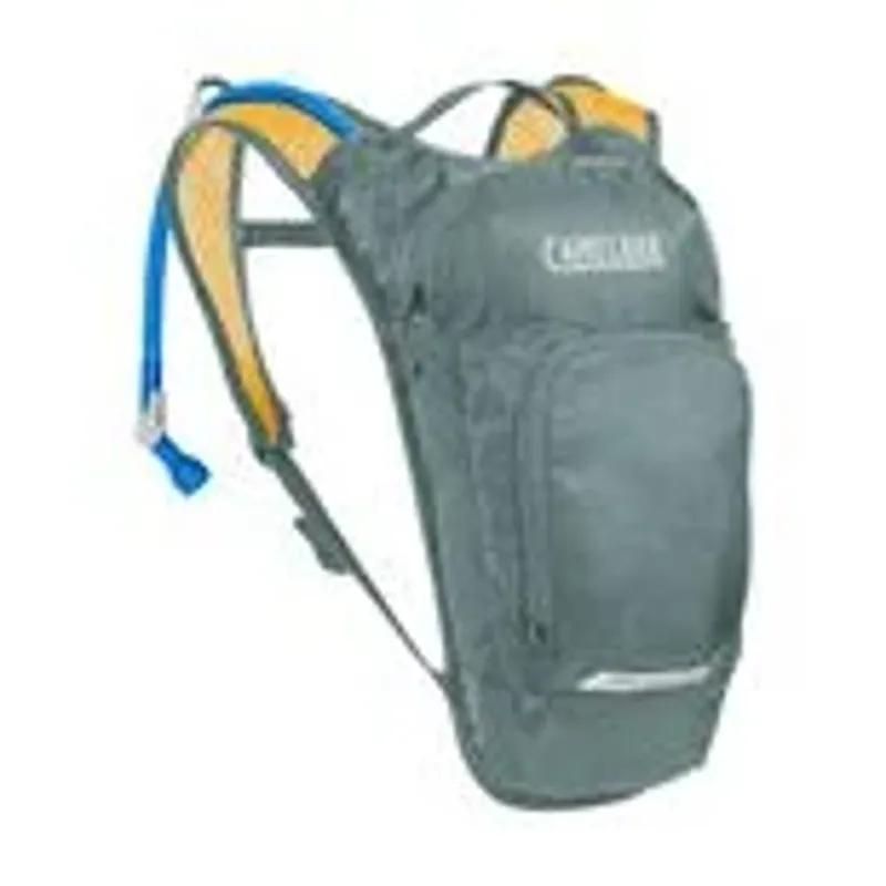 Camelbak Kids' Mini M.U.L.E. 50oz Hydration Pack: Stormy Sea / Mango