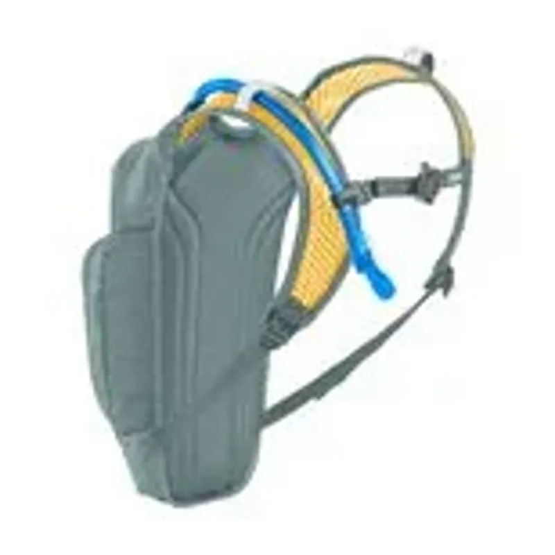 Camelbak Kids' Mini M.U.L.E. 50oz Hydration Pack: Stormy Sea / Mango-1