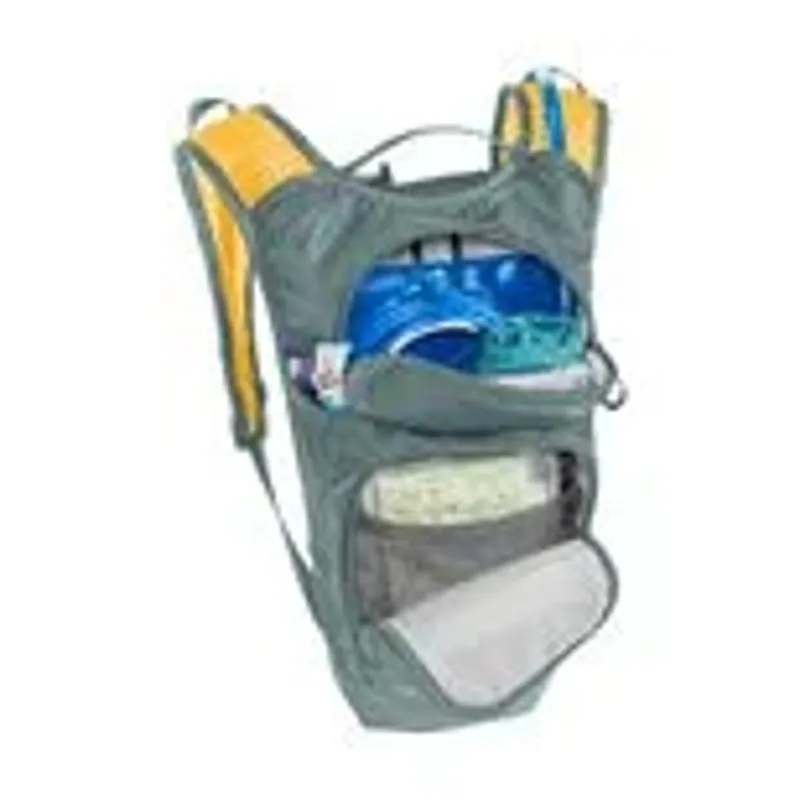 Camelbak Kids' Mini M.U.L.E. 50oz Hydration Pack: Stormy Sea / Mango-3