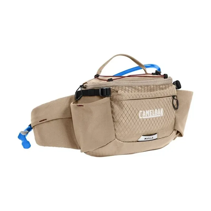 Camelbak M.U.L.E. 5 Waist Pack with Crux 1.5L Lumbar Reservoir: Moondust