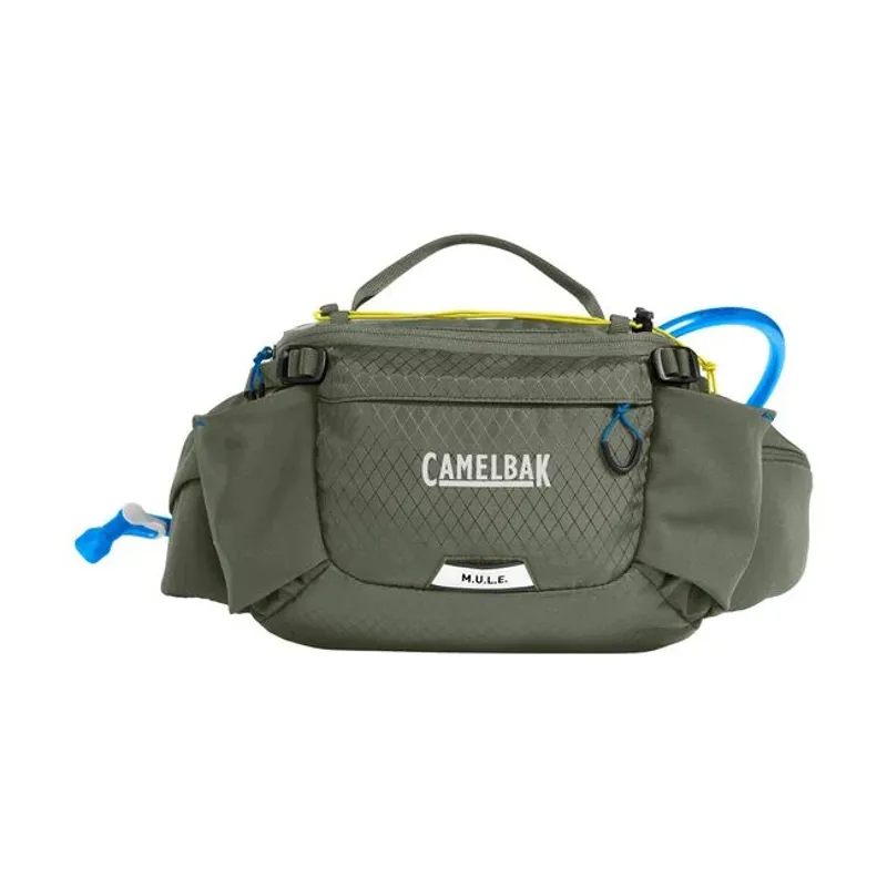 Camelbak M.U.L.E. 5 Waist Pack with Crux 1.5L Lumbar Reservoir: Dusty Olive