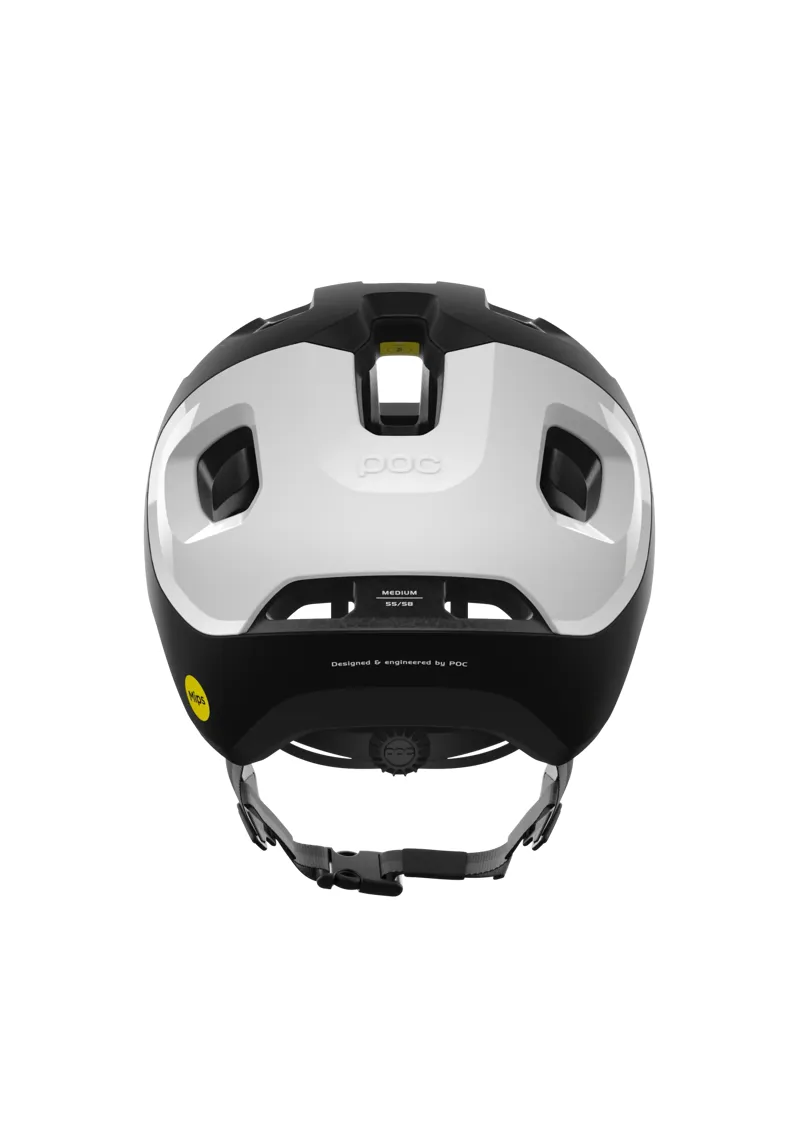 POC Axion Race MIPS MTB Helmet in Uranium Black Matt/Hydrogen White-3