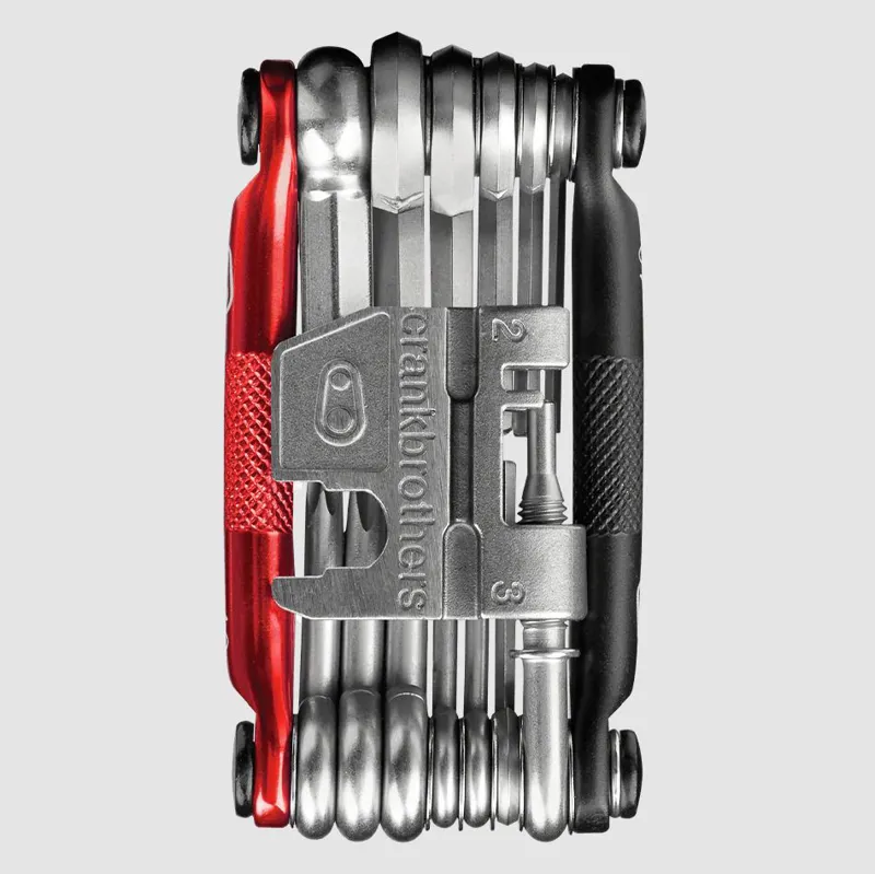 Crank Brothers Multi 19 Tool in Black/Red