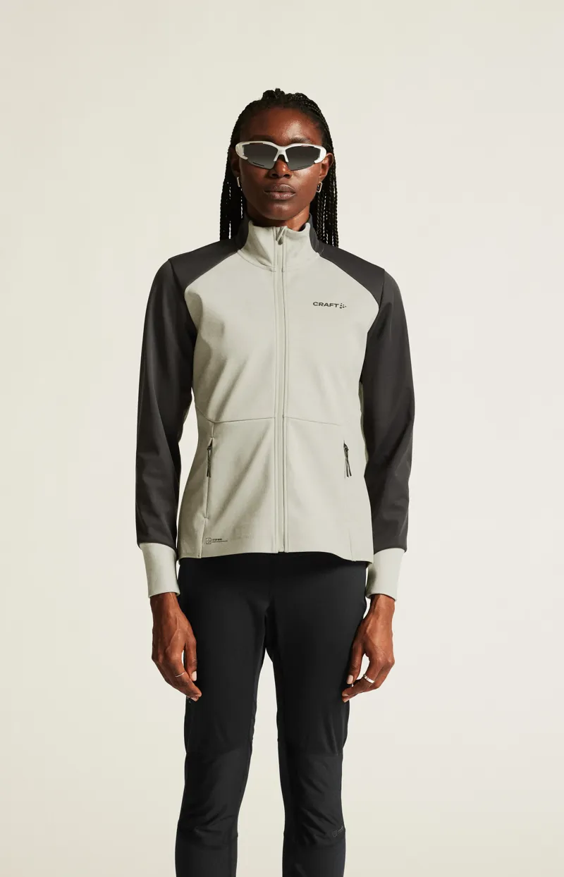 CRAFT Women's CORE Nordic Training Jacket: Slate / Plaster-1