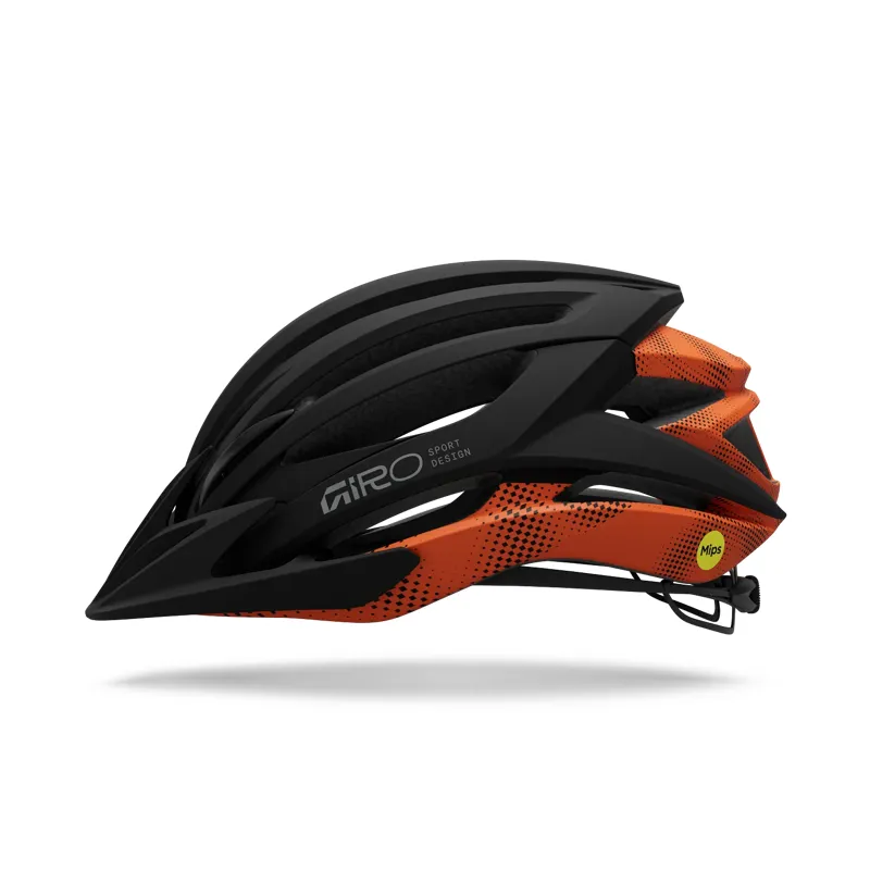 Giro Artex MIPS Half Shell Helmet in Motion Orange-1