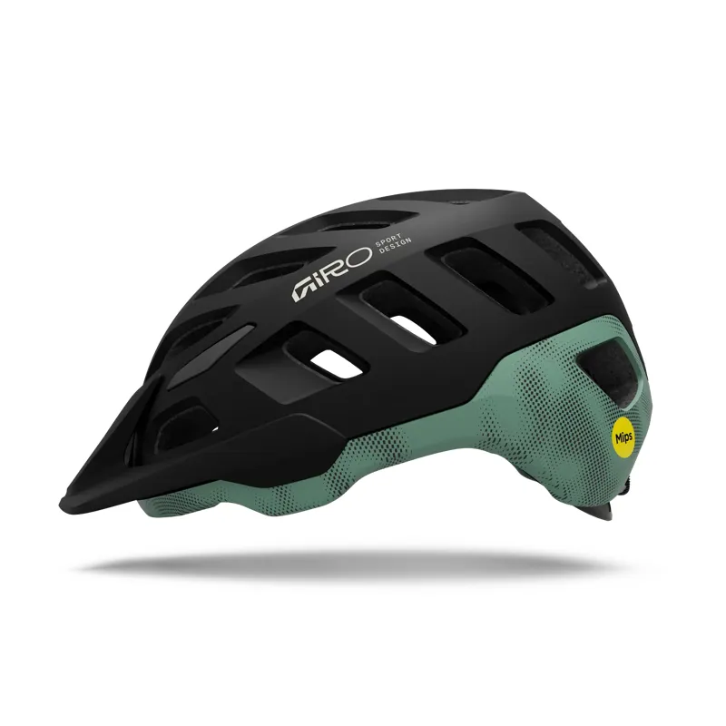 Giro Radix MIPS Half Shell Helmet in Motion Green-1