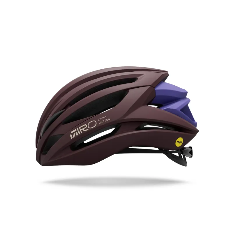 Giro Syntax Mips Half Shell Helmet in Dark Maroon-1