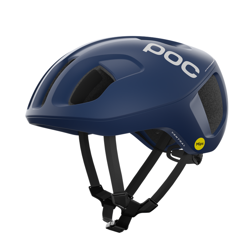 POC Ventral MIPS Helmet: Lead Blue Matt