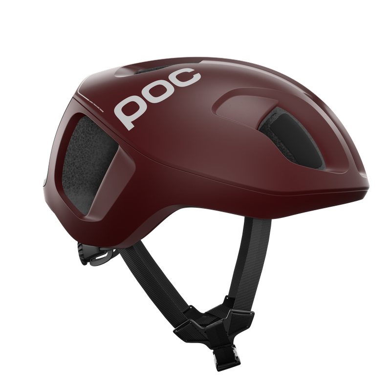 POC Ventral MIPS Helmet: Prismane Red Matt-2