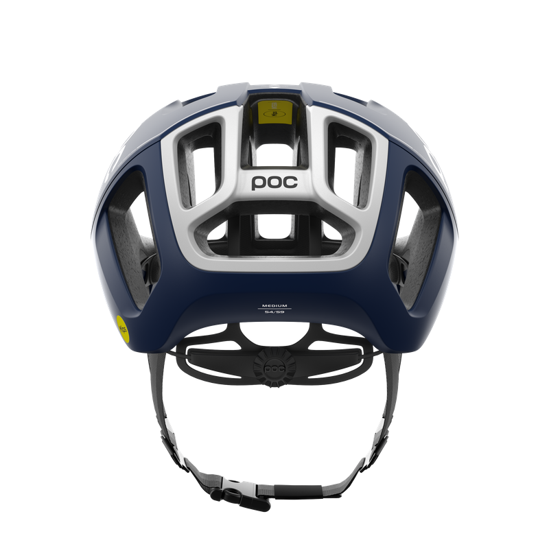 POC Ventral MIPS Helmet: Lead Blue Matt-3