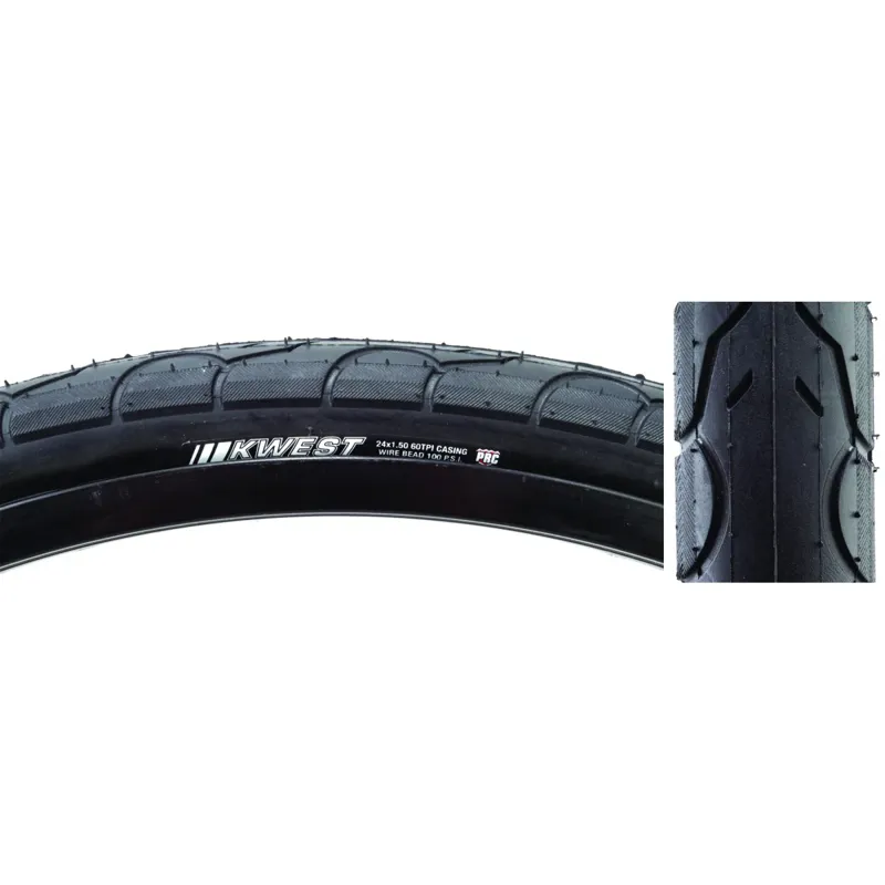 Kenda Kwest 24X1.5 Tires 100tpi Wire Bead