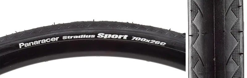 Panaracer Stradius Sport Tire Folding Black - 700X23c