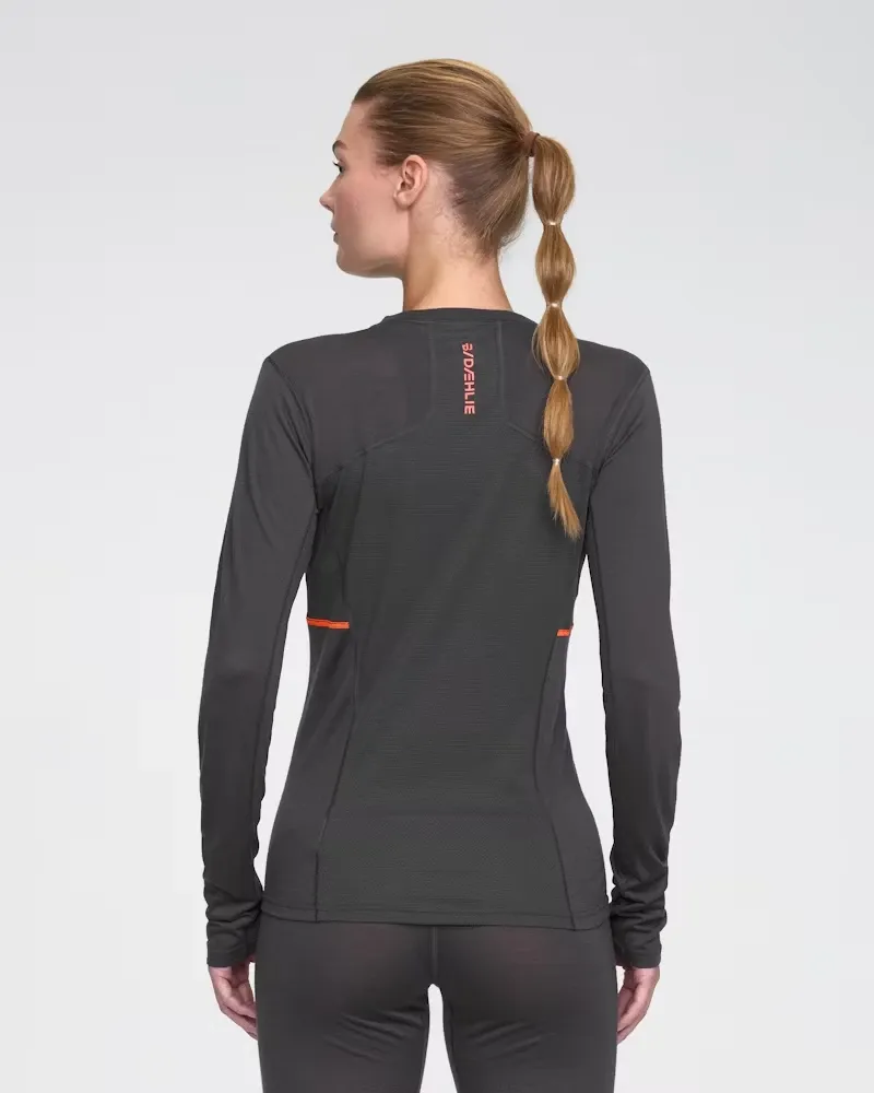 Bjorn Daehlie Preformance Wool Long Sleeve Top - Women's - Obsidian-1