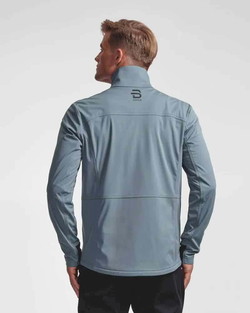 Daehlie Sportswear Men's Shift Jacket in Stone Blue-3