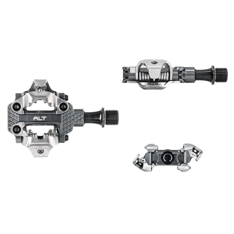 Wolf Tooth Components MK0 ALT XC Clipless Pedals Alloy 9/16 in Shadow Gray-4
