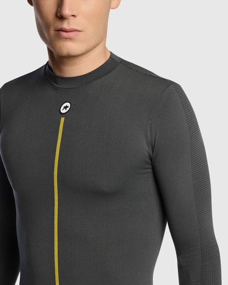 Assos Spring Fall LS Skin Layer P1 in Anthracite Grey-4