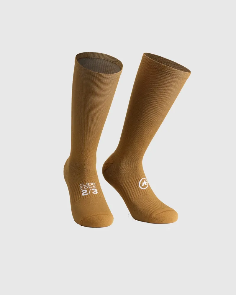 Assos SPRING FALL UNISEA Socks: Bronze Ash