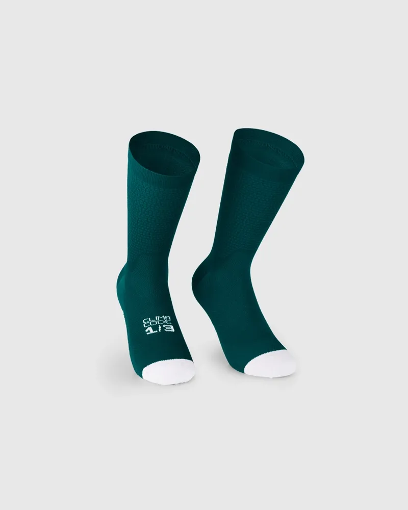 Assos Endurance Socks S11 in Foundation Green