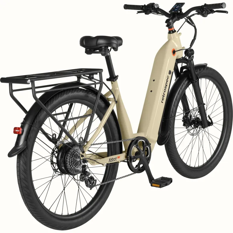 Retrospec Abbot Rev Step Through E-Bike 48V/500W: Oat-2