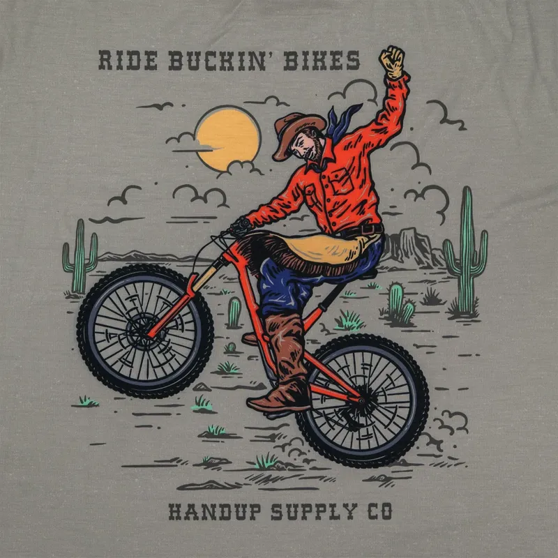 Handup ActiviTEE T-Shirt in Buckin' Bikes-5