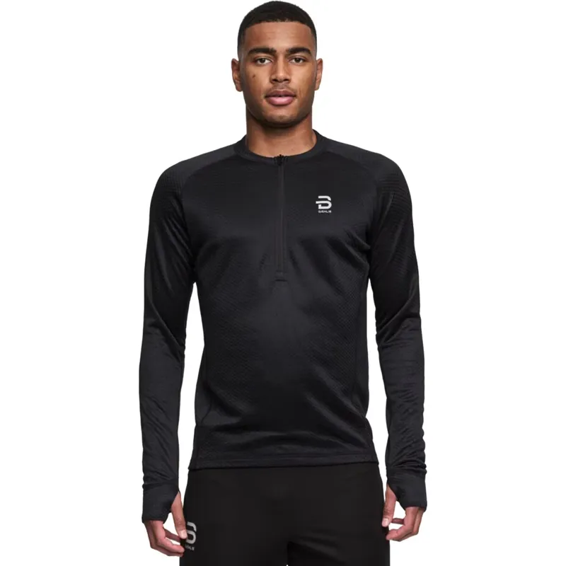 Bjorn Daehlie Men's Long Sleeve Coverage Black-1