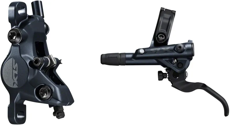 Shimano SLX BL-M7100/BR-M7100 Disc Brake and Lever - Front Post Mount 2-Piston Black