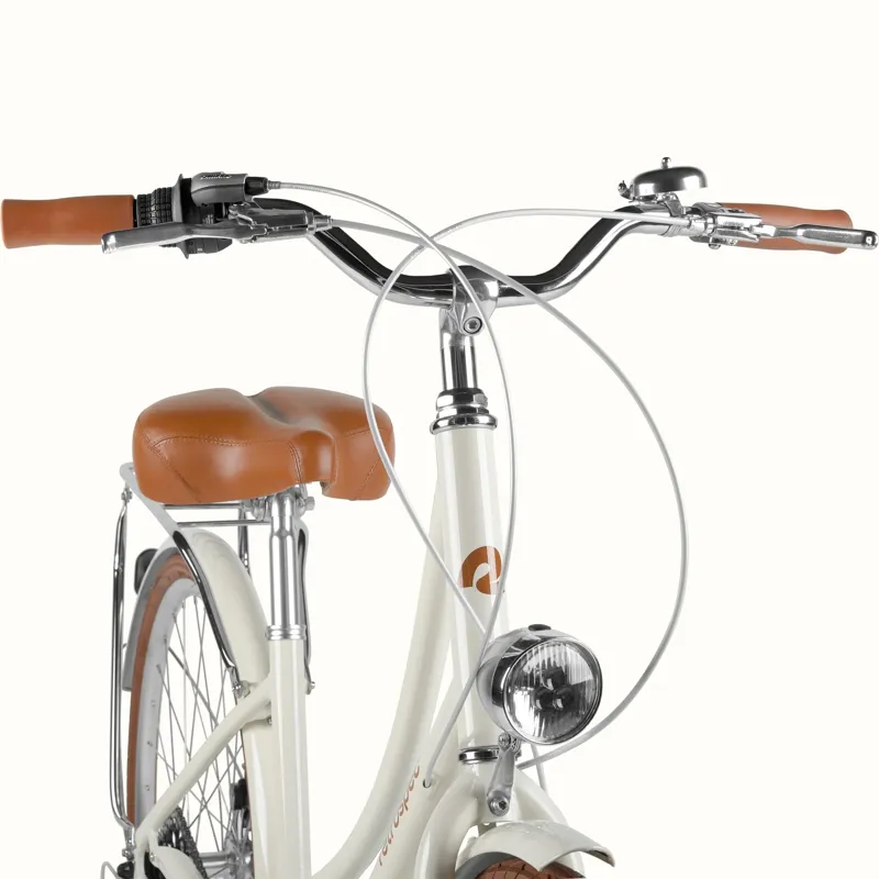 Retrospec Beaumont Plus City Step Trough 8-Speed: Eggshell -3