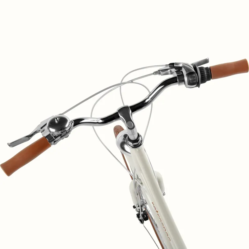 Retrospec Beaumont Plus City Step Trough 8-Speed: Eggshell -4
