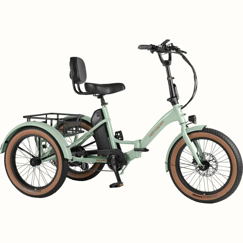 Retrospec Boca Rev Electric Tricycle 48V/500W - Matcha 